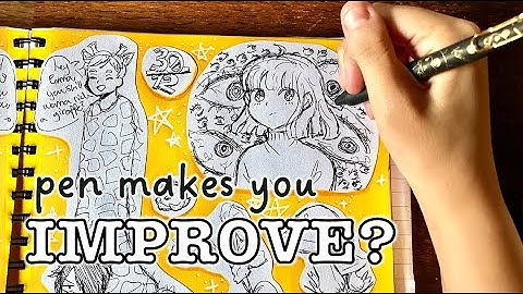 Why You MUST Sketch in Pen! 💪 | The Secret to Improving your Art!