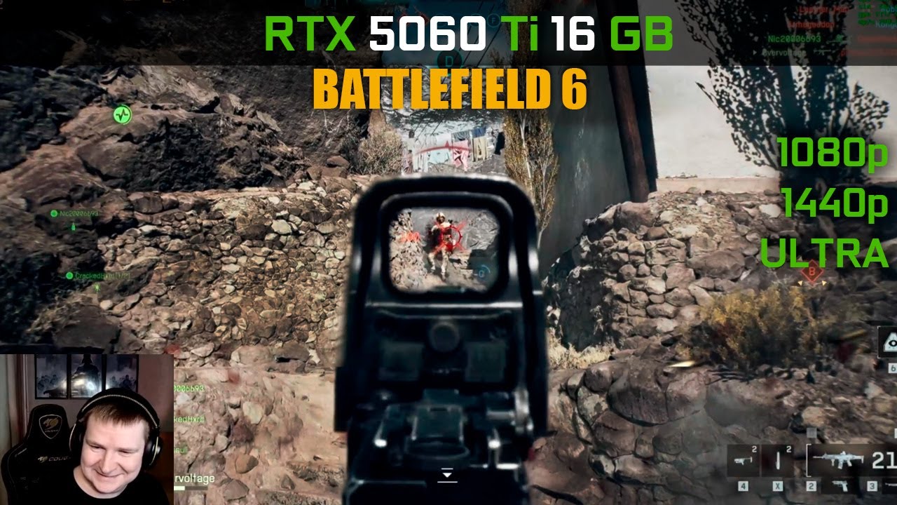 Тестим RTX 5060 Ti 16 ГБ - Battlefield 6 (open beta)