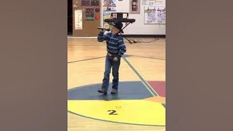 Wiley Shane Freeman singing in Talent Show to supp...
