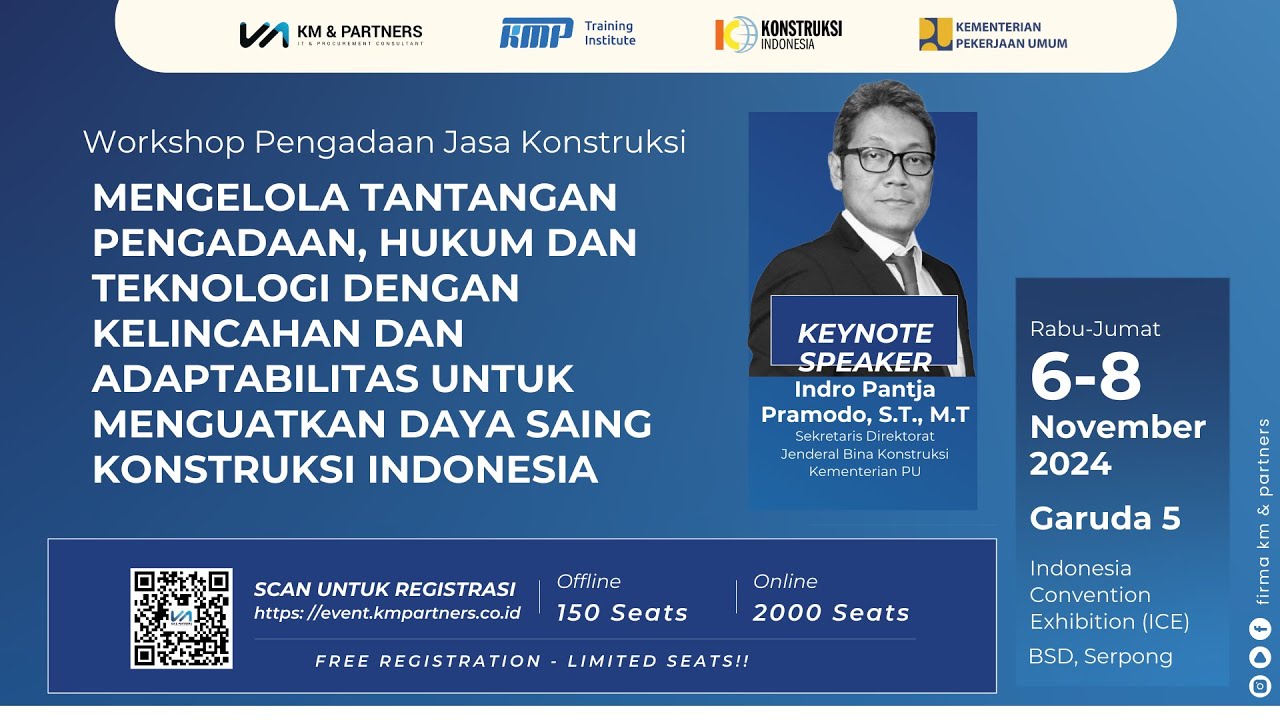 Workshop Pengadaan Jasa Konstruksi | 07 November 2024