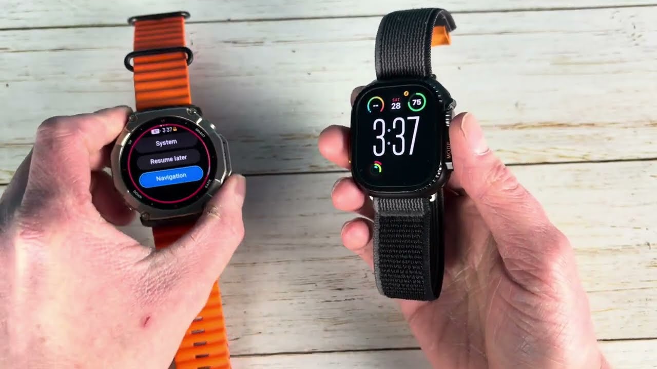 Amazfit Trex Ultra 2 Vs Apple Watch Ultra Mapping