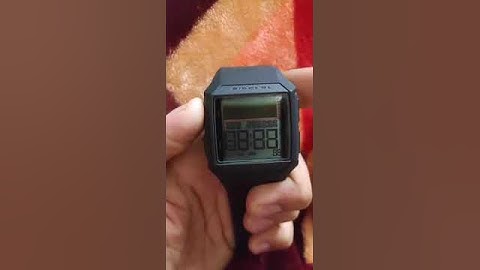 Ripcurl Watch Glitch After pressing light Button