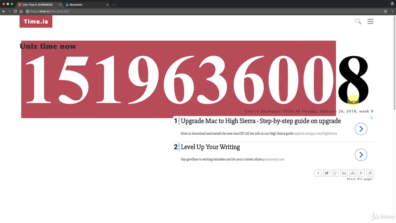 Blockchain A-Z™: Learn How To Build Your First Blockchain - Nonce Range