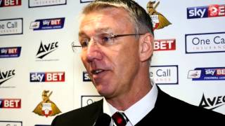 Nigel Adkins' Doncaster reaction