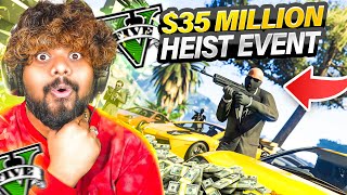 35 Million Heist Robbery & 200 GC & Prime Platinum Giveaway In GTA5 RP | Grand RP