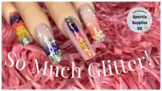 How To: Sculpted Acrylic Nails With Encapsulated Glitter | Friend Mail