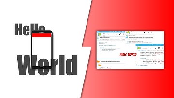 AIDE ANDROID STUDIO - THE FIRST APP "HELLO WORLD"