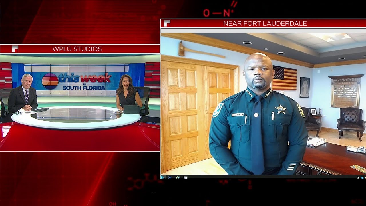 Broward Sheriff Gregory Tony discusses COVID-19 concerns and suspension of union president
