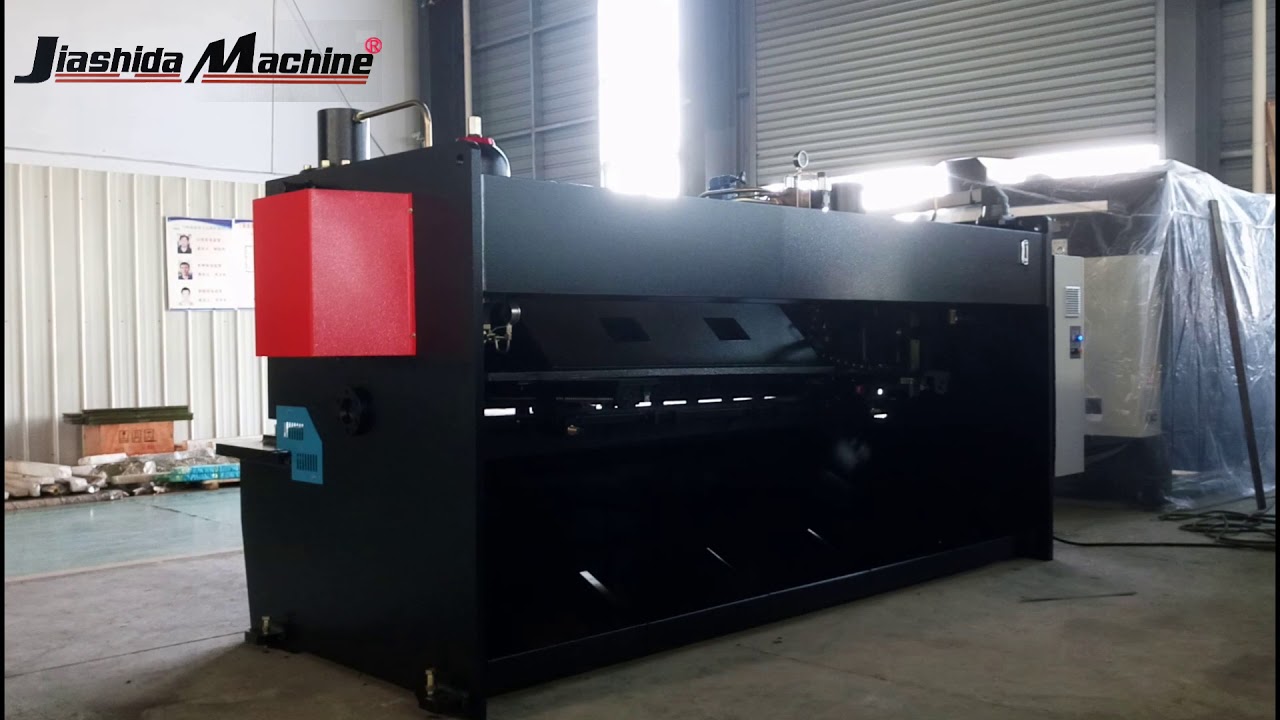 Jiashida QC11K 6x3200mm hydraulic guillotine shearing machine with E200PS  cnc system