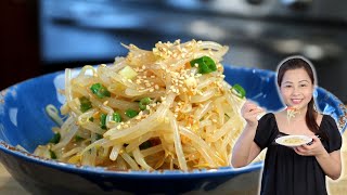 Bean Sprout Salad in hot and sour sauce (凉拌豆芽) by ChineseHealthyCook 4,940 views 10 months ago 5 minutes, 54 seconds