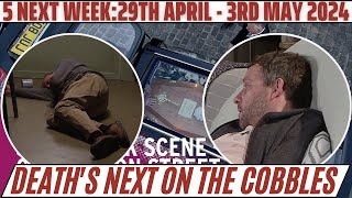 First Look! Coronation Street spoilers next week from 29th April - 3rd May 2024