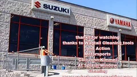 wagtail precision  waterglide window cleaning at action motorsports