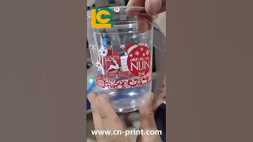 Servo semi automatic screen printing machine with color sensor for plastic cup