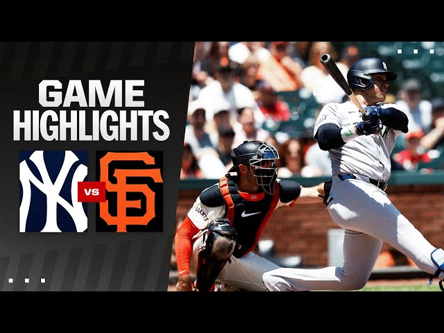 Yankees vs. Giants Game Highlights (6/2/24) | MLB Highlights class=