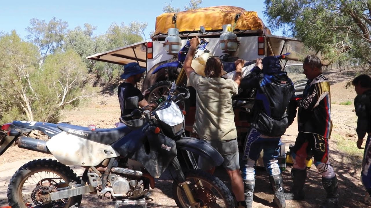 Ep 56 | Part 2 Across Australia Off Road Motorcycle Tour, Longreach to Birdsville Races