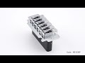 Wilkinson WVS50K 54mm 2-Point Locking Saddle Tremolo Bridge for Squier Strat Electric Guitar 360show