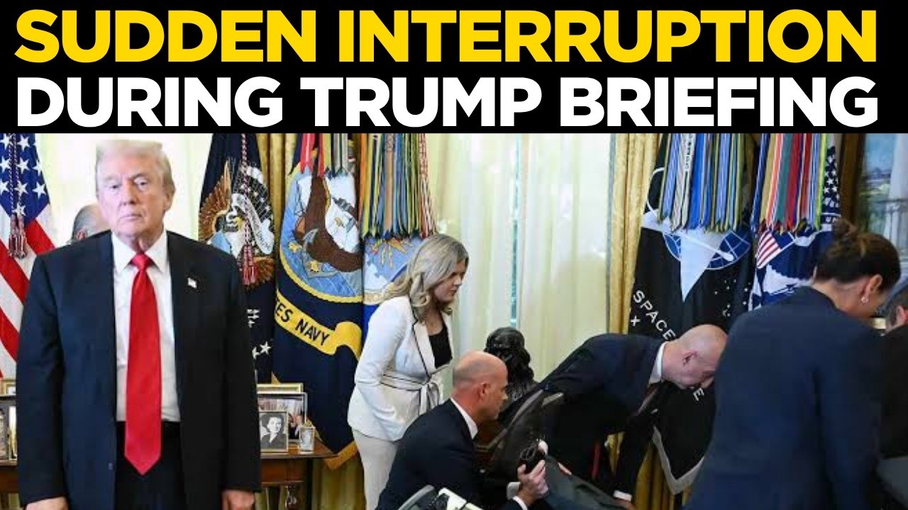 ⁣LIVE: President Abruptly Leaves White House Briefing | US News LIVE | Watch Full Speech LIVE