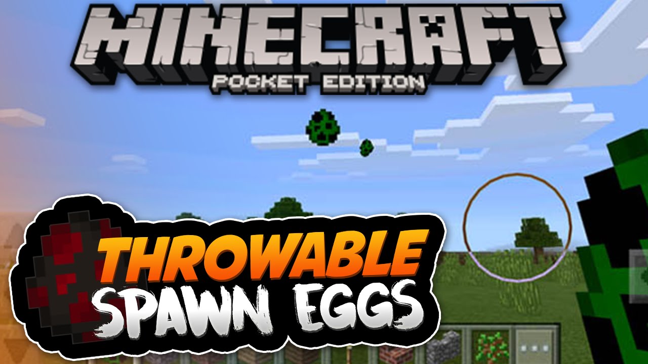 How To Throw Eggs In Minecraft Pocket Edition