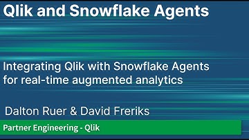 Qlik Analytics Cloud and Snowflake Cortex Agents Integration