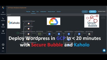 Deploy Wordpress in GCP in less than 20 minutes using Kaholo pipelines