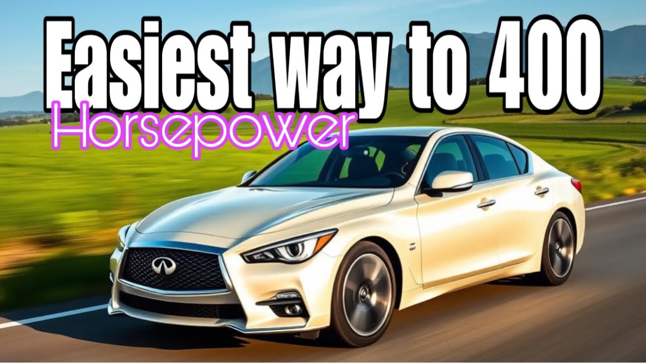How to make 400 WHEEL Horsepower w/ NA Q50, G37, 370z - YouTube