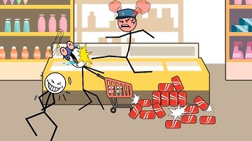 Thief Puzzle 1 - Stickman Game - NOOB VS PRO All Level - Gameplay Level 151-171