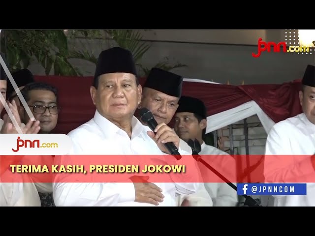 Prabowo Subianto Sampaikan Penghargaan untuk Presiden Jokowi - JPNN.com