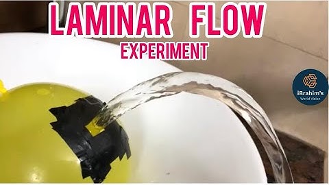 How to make Laminar Flow Using a Balloon | Science Experiment