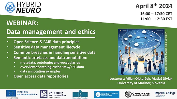 Webinar 3: Data Management and Ethics