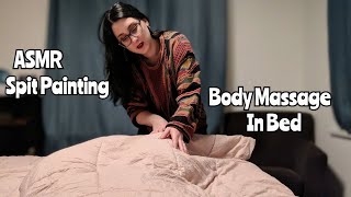 Body Massage with Spit Painting in Bed (female, soft spoken, personal attention) screenshot 2