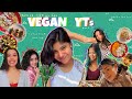 i ate like my fav vegan youtubers *part 2* | ur mom ashley, Mina Rome, WaffleswithLeila and moree