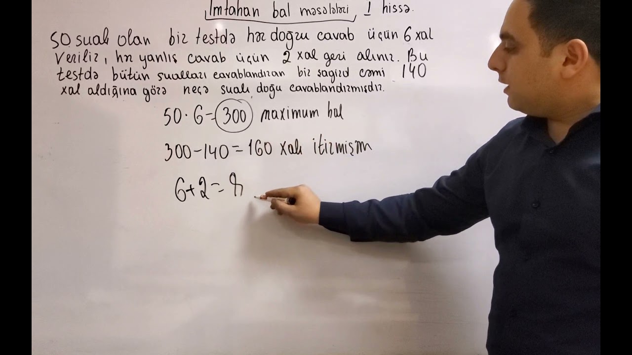 İmtahan Bal Məsələləri Praktik Yol - Ceyhun Əkbərov