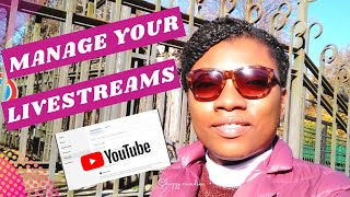 Manage your youtube livestream //unhide channels after livestream//manage livestream chats by Chizzy Nwadike 363 views 3 years ago 11 minutes, 16 seconds