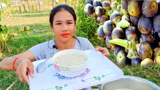 Khmer brown dessert is sweet, cold and delicious