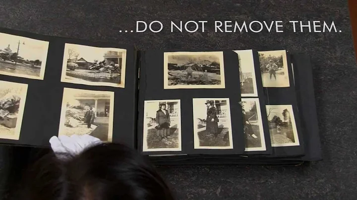 Special Collections Library - Handling Photographs