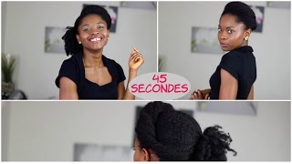 3 Coiffures en 45 Secondes | Cheveux  Crepus, Afro, Bouclé, Frisés, mi-longs à longs