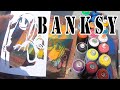 【バンクシー】how to BANKSY カバー スプレーアートby HOLY | spray paint artist in Japan covered Banksy sweet stencil