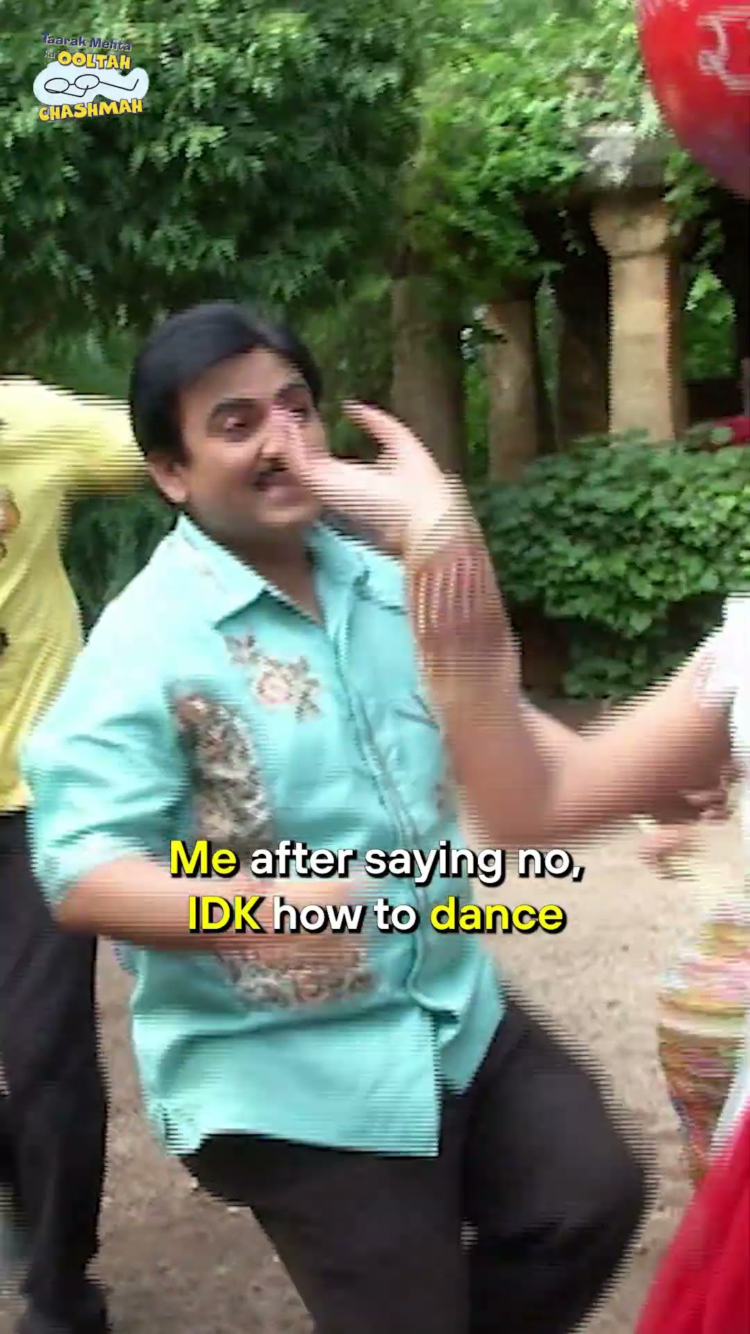 Me after saying no,IDK how to dance!#tmkoc #funny #comedy #relatable #shorts #funnyshorts