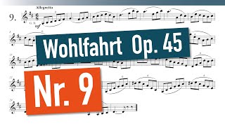 Franz Wohlfahrt - 60 Studies Op. 45 - Nr. 9