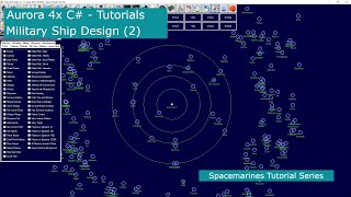 Aurora 4x C# Basic Military Ship Design (2) - Fighters and FACs