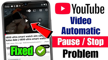 Youtube Video Automatic Pause Problem | How To Solve Youtube Video Pause Problem | Youtube Problem