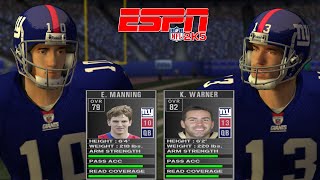 An ESPN NFL 2K5 New York Giants Rebuild // Year 1
