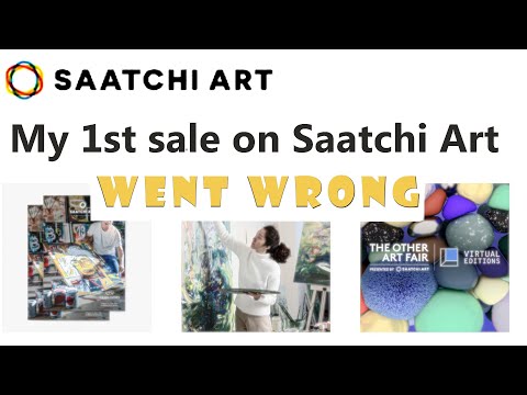 My first sale on Saatchi Art went wrong