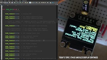 OLED Display Programming Command Registers STM32 (Contrast, Segment Remapping, and Inverse)