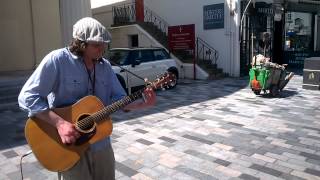 Video thumbnail of "Voodoo Child- Acoustic Slide Guitar"