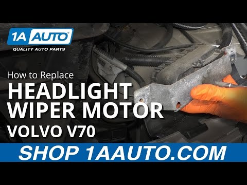 How to Replace Headlight Wiper Motor 00-07 Volvo V70
