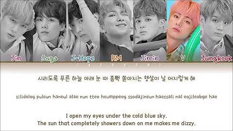 bts IM FINE lyrics colour ended