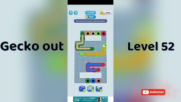Gecko Out Level 52 Walkthrough 🧩 | Step-by-Step Puzzle Guide | SolutionGuruji
