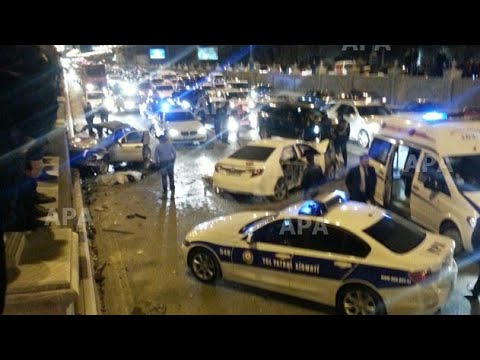Sabirabadda dəhşətli yol qəzası|4 ölü 1 yaralı(9.10.2017)