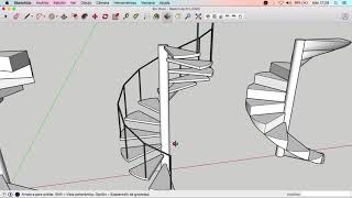 SketchUp | ¿Cómo Hacer Escaleras Helicoidales?